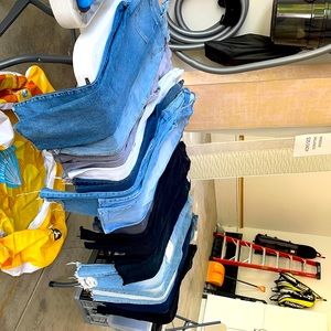 15 pairs of 7 for all mankind denim